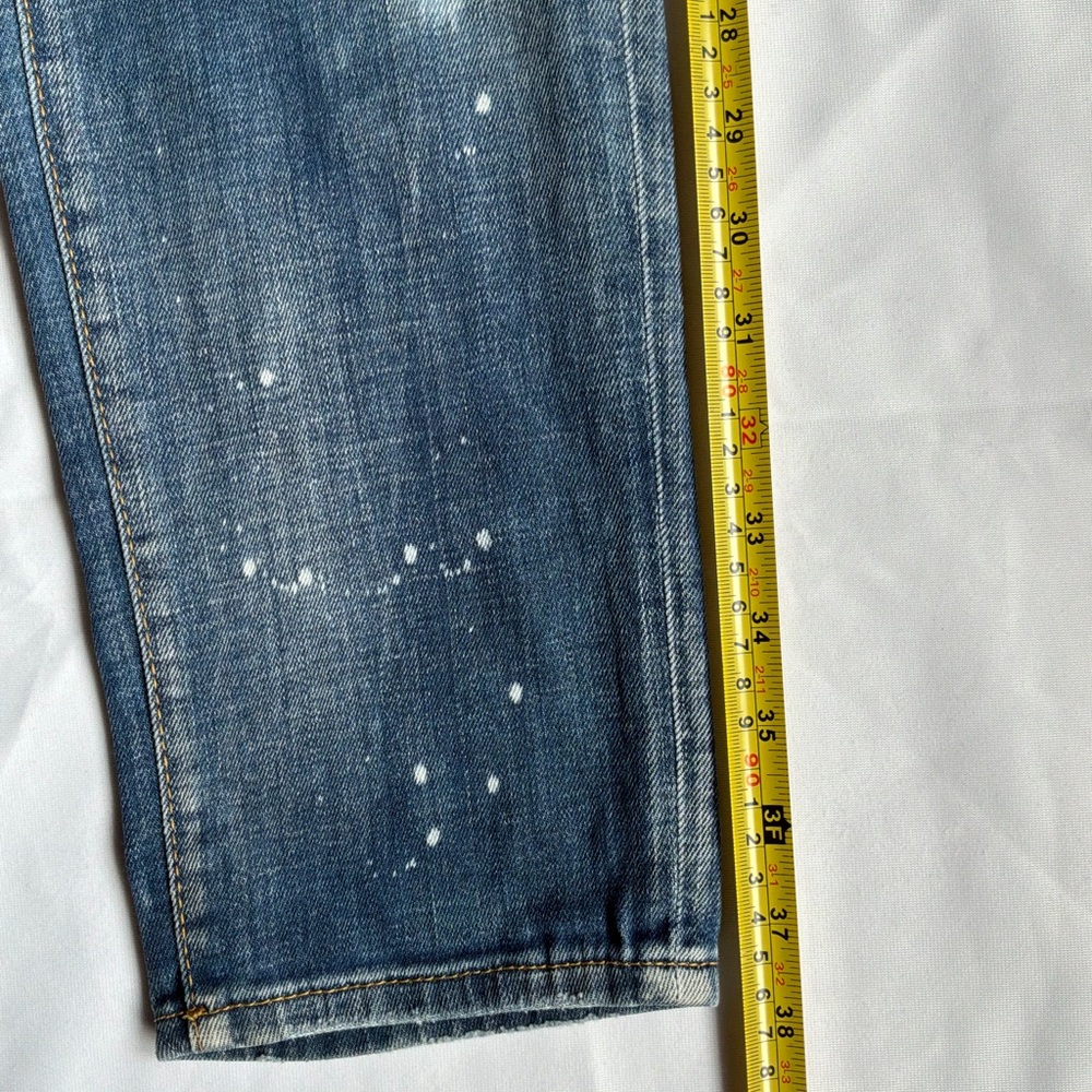 Dsquared2 Distressed Patchwork Men's Blue Jeans - image 15